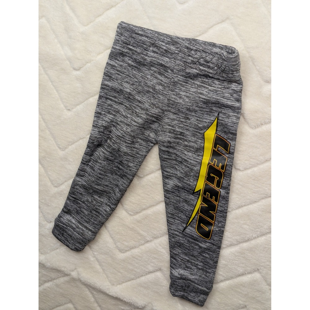 Disney Pixar Cars Lightning McQueen Legend Gray Space Dye Sweatpants 2T